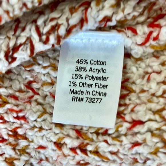 Sonoma goods for life, V-neck super soft tweed tunic sweater, size: XL - Picture 6 of 10